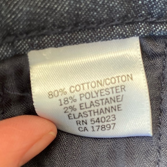 {Banana Republic Factory} Hampton Fit Ankle Pants in Blue - Women's 0 - Picture 6 of 6